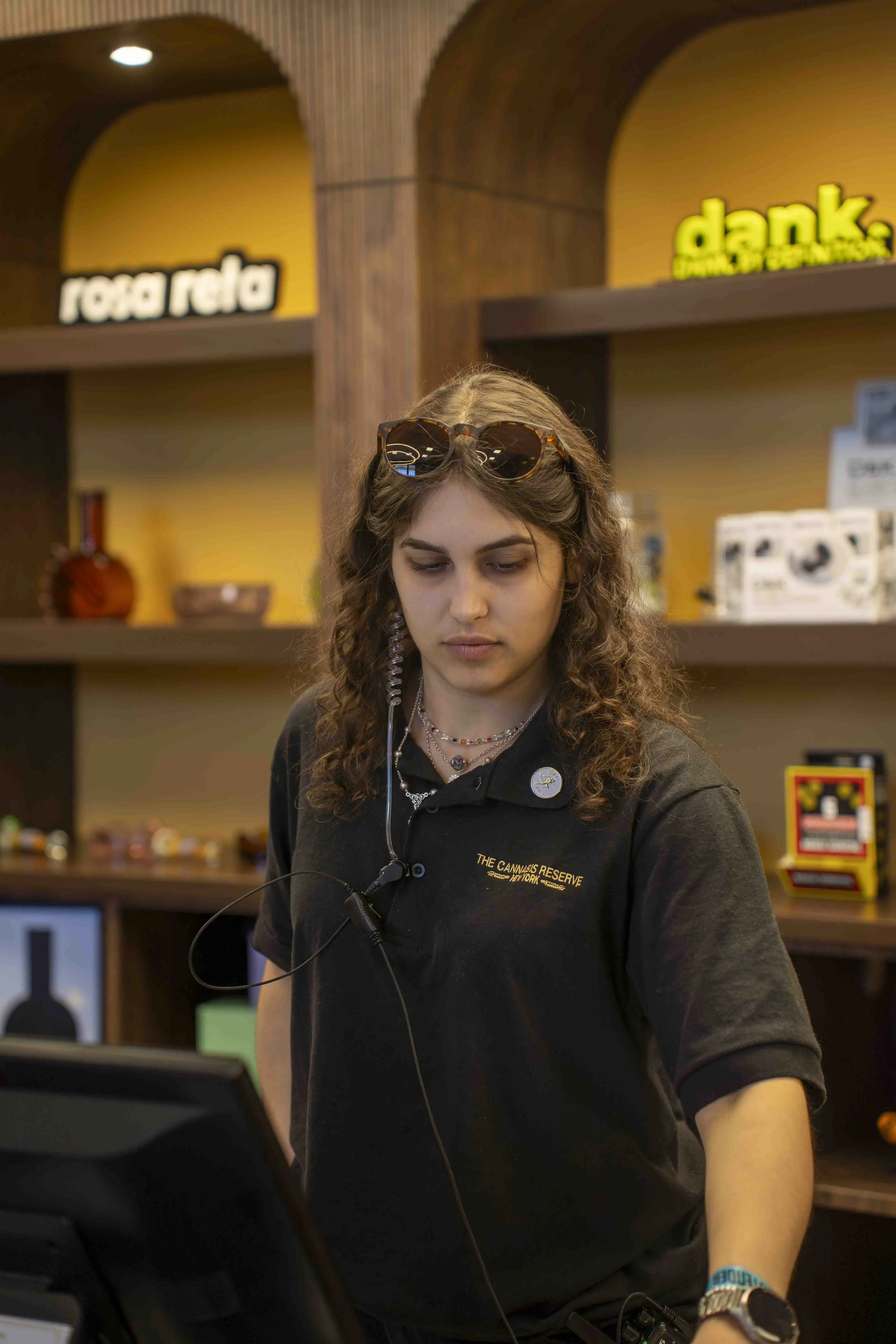 A Reserve team member at the counter