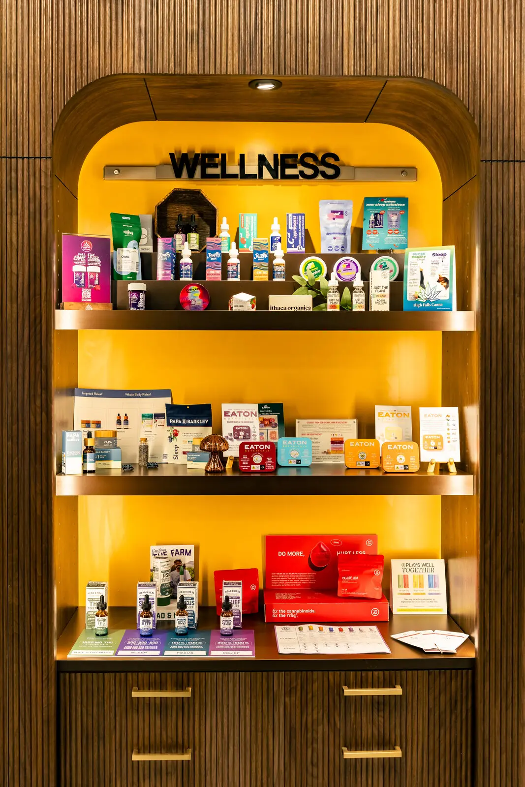 Wellness display case
